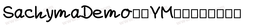 SachymaDemo-9YM57字体转换