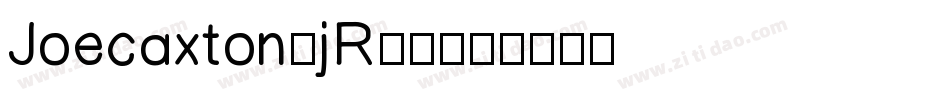 Joecaxton-jR60字体转换
