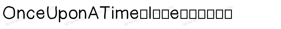 OnceUponATime-l60e字体转换