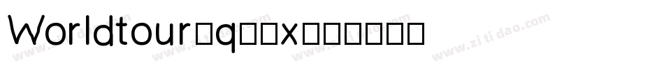 Worldtour-q60x字体转换