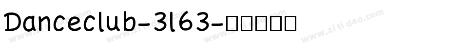 Danceclub-3l63字体转换