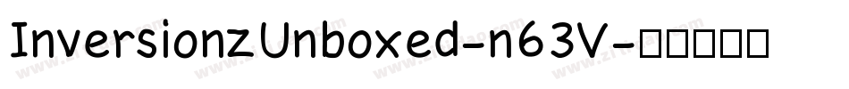InversionzUnboxed-n63V字体转换