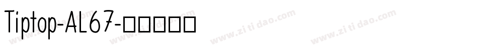 Tiptop-AL67字体转换