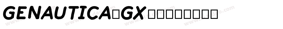 GeNautica-gx71字体转换