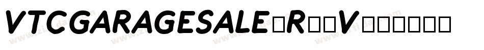 VtcGaragesale-R71V字体转换