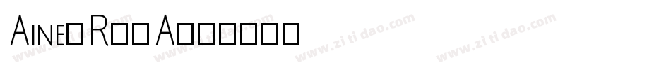 Aine-R74A字体转换