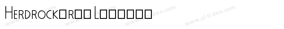 Herdrock-r74L字体转换