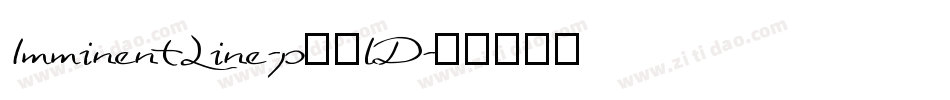 ImminentLine-p78lD字体转换