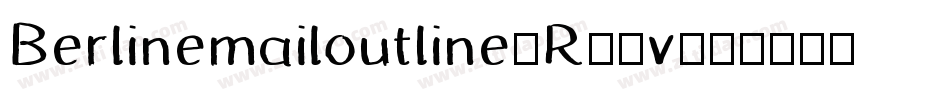 Berlinemailoutline-R79v字体转换
