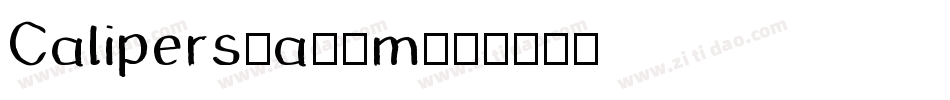 Calipers-a79m字体转换
