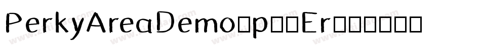 PerkyAreaDemo-p79Er字体转换