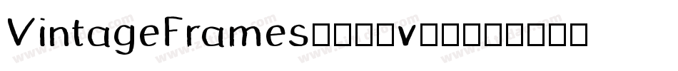 VintageFrames13-4v79字体转换