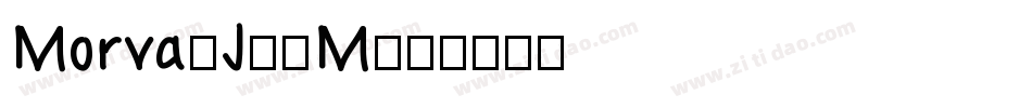 Morva-J80M字体转换