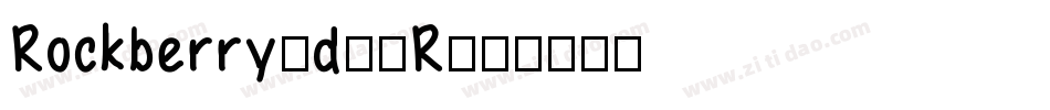 Rockberry-d80R字体转换