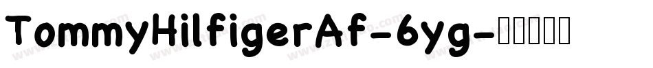 TommyHilfigerAf-6yg字体转换