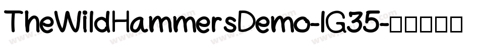 TheWildHammersDemo-lG35字体转换