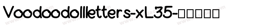 Voodoodollletters-xL35字体转换