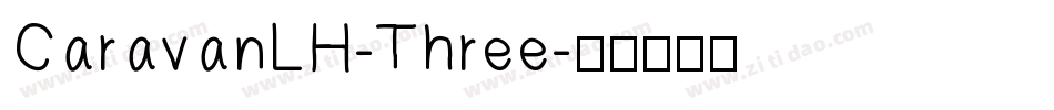 CaravanLH-Three字体转换