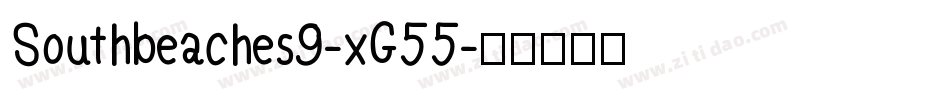 Southbeaches9-xG55字体转换