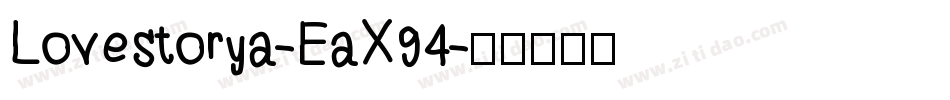 Lovestorya-EaX94字体转换