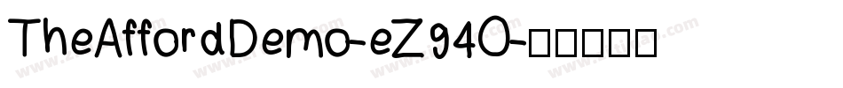 TheAffordDemo-eZ94O字体转换
