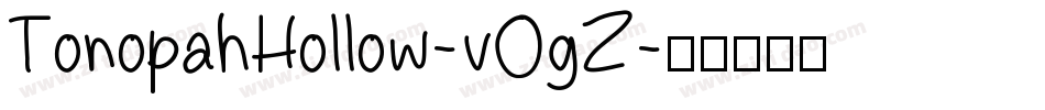 TonopahHollow-vOgZ字体转换
