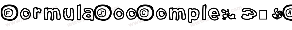 FormulaTooComplex2-6Rzq字体转换