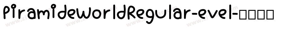 PiramideWorldRegular-evel字体转换