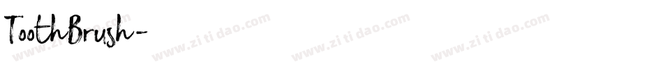 ToothBrush字体转换