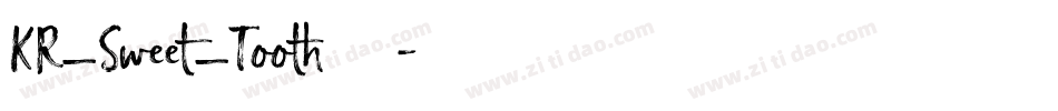 KR_Sweet_Tooth手机版字体转换