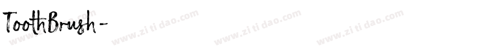 ToothBrush字体转换