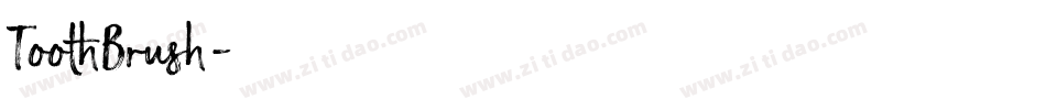 ToothBrush字体转换