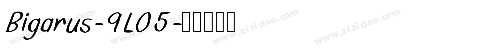 Bigarus-9L05字体转换