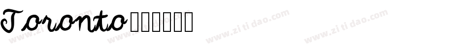 Toronto字体转换