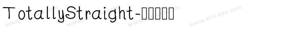 TotallyStraight字体转换