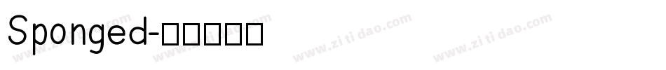 Sponged字体转换