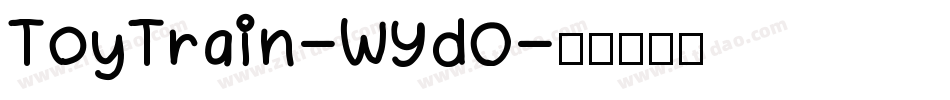 ToyTrain-WYdO字体转换