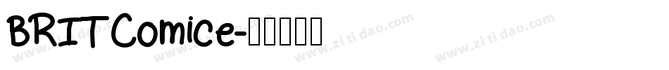 BRITComice字体转换