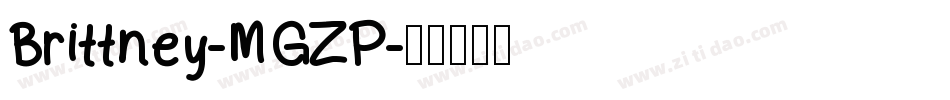 Brittney-MGZP字体转换