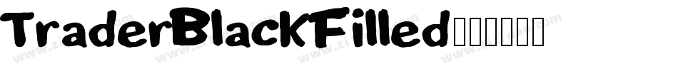TraderBlackFilled字体转换