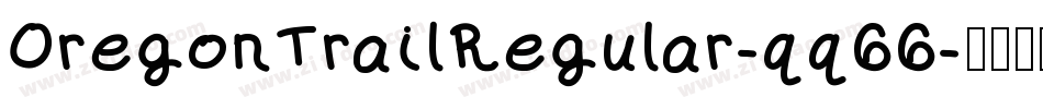 OregonTrailRegular-qq66字体转换