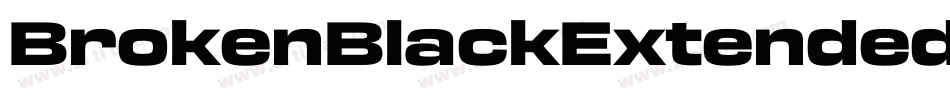 BrokenBlackExtendedOblique-oGm0字体转换