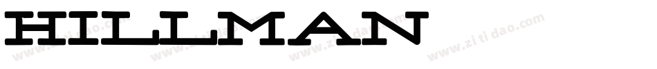 Hillman字体转换