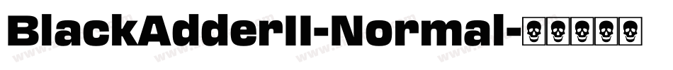BlackAdderII-Normal字体转换