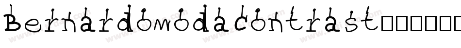 Bernardomodacontrast字体转换