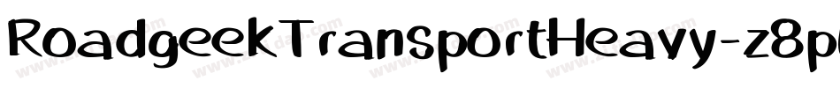 RoadgeekTransportHeavy-z8pL字体转换