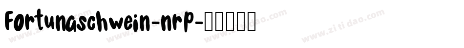 Fortunaschwein-nrP字体转换