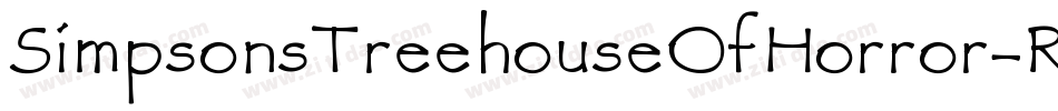 SimpsonsTreehouseOfHorror-R3qE字体转换 SimpsonsTreehouseOfHorror-R3qE字体转换