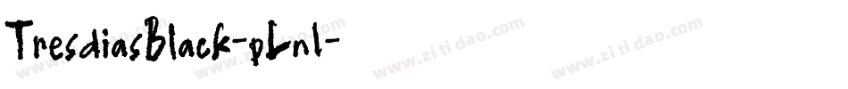 TresdiasBlack-pLn1字体转换