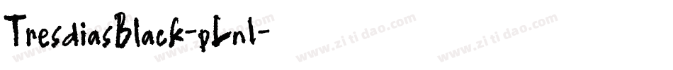 TresdiasBlack-pLn1字体转换
